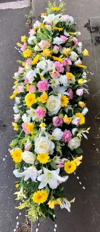 Lemon and Pink Coffin Spray