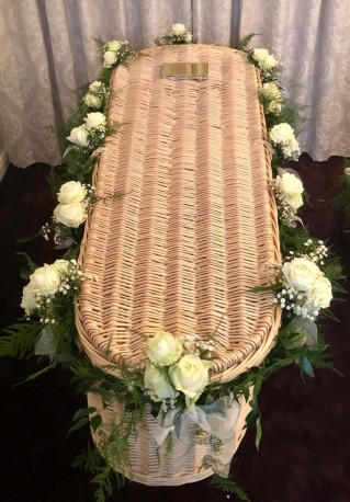Rose Coffin Garland