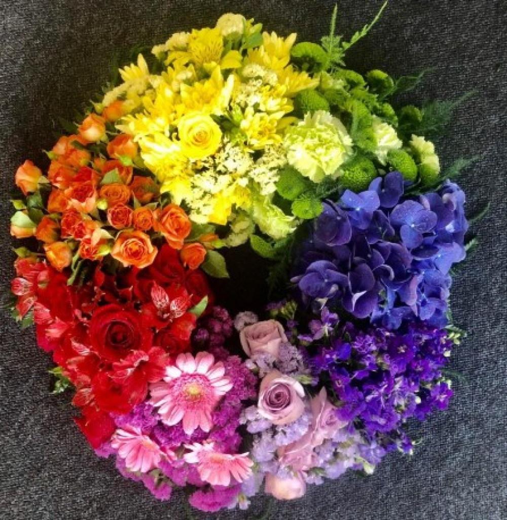 Rainbow Wreath