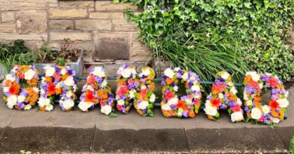 7 Letter Funeral Spray