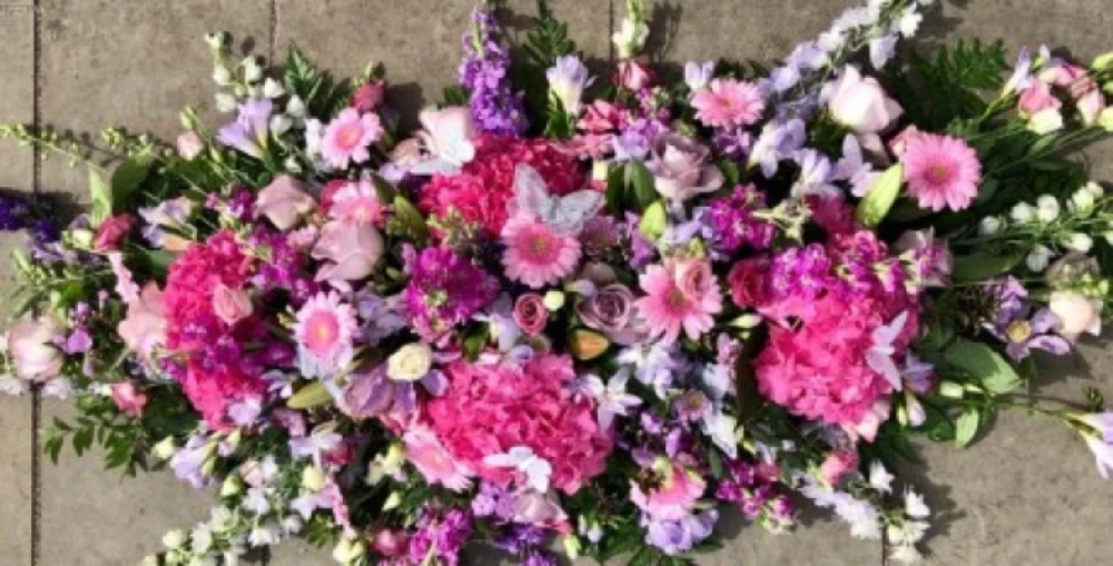 Butterfly Coffin Spray